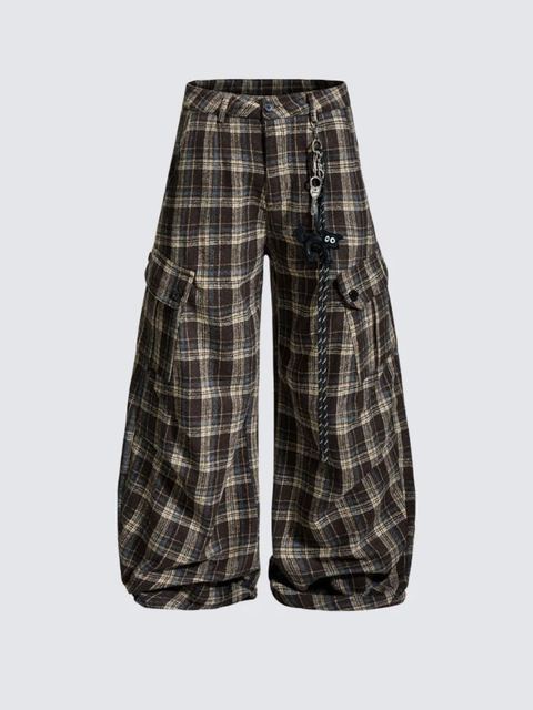 Item No. 18 — Plaid cargo pants