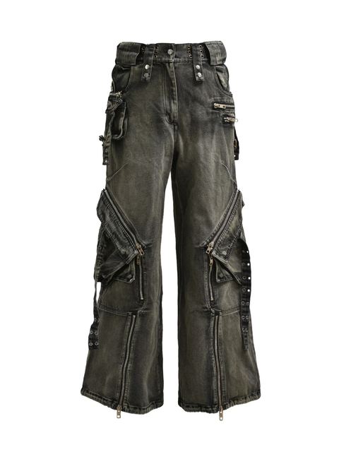 Item No. 20 — Black utility cargo pants